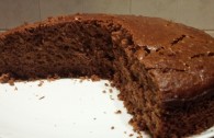 Torta con farina di castagne e cioccolato
