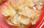Fagottini di pasta Fillo con Gamberetti
