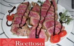 Tagliata di manzo al rosmarino e aceto balsamico