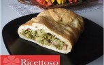 Torta salata (rotolo) con broccoli e pancella