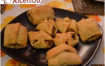 Fagottini con carciofi e gamberetti