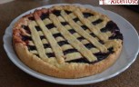 Crostata con marmellata di mirtilli