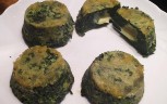 Tortino di spinaci con cuore di scamorza