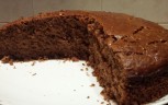 Torta con farina di castagne e cioccolato