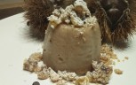 Budino di castagne con nocciole